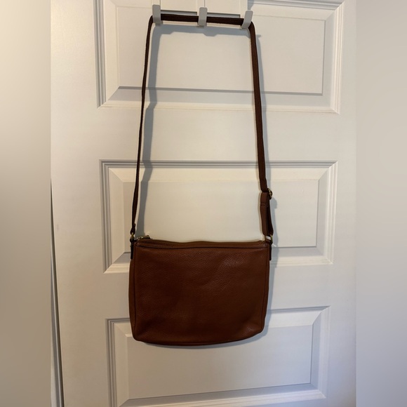 Fossil Tan Leather Crossbody Bag - Picture 5 of 13